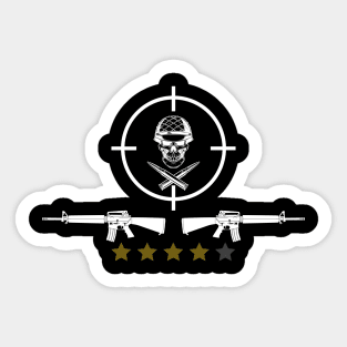 Skull soldier Sticker